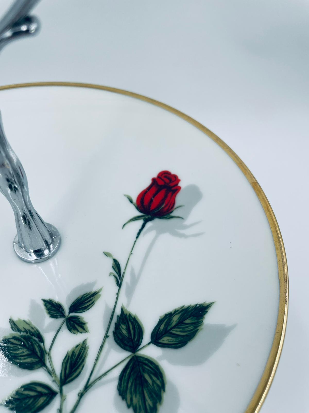 Patera dwupoziomowa dekoracyjna Mitterteich Bavaria - Image 6