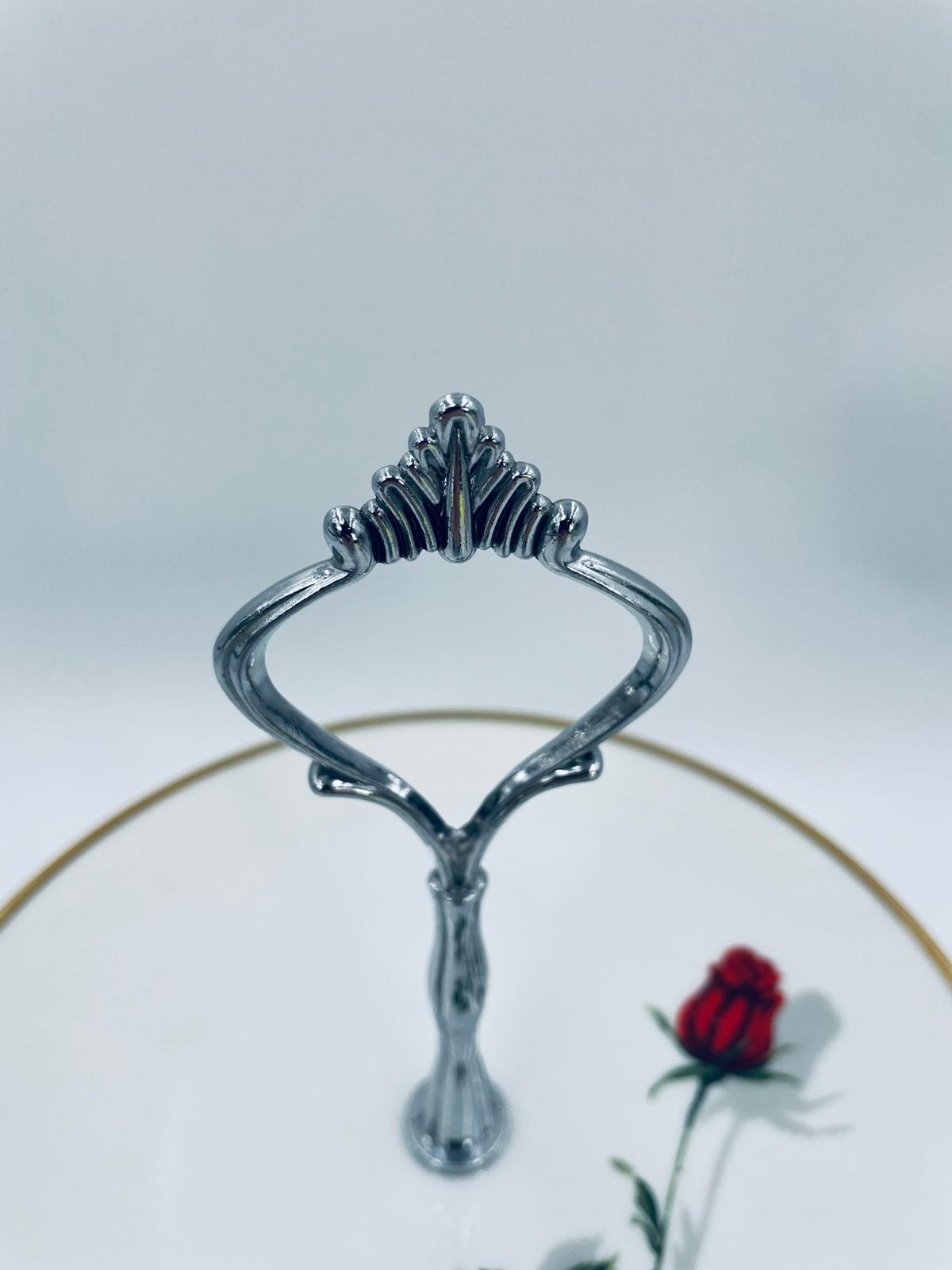 Patera dwupoziomowa dekoracyjna Mitterteich Bavaria - Image 7