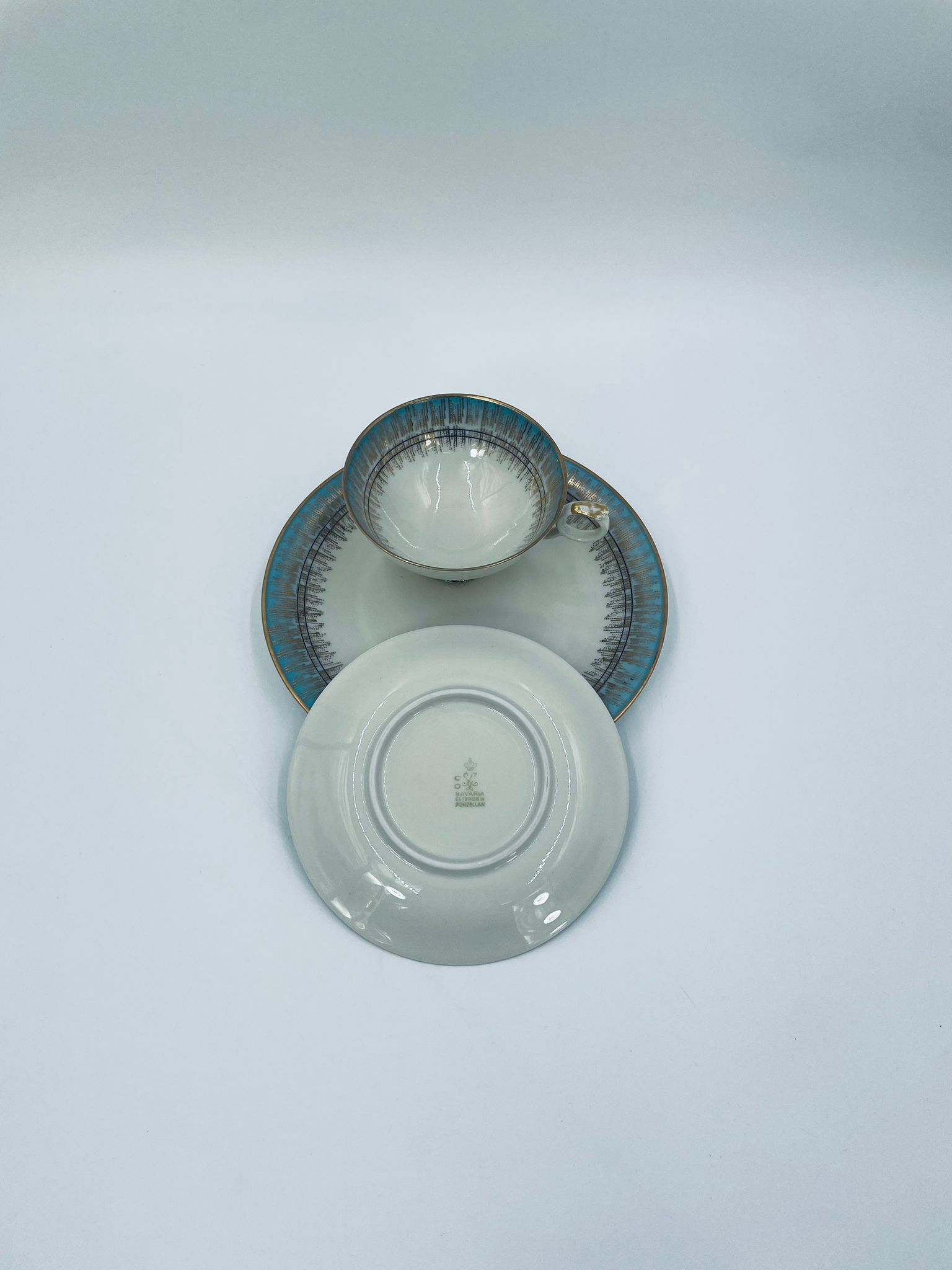 Zestaw śniadaniowy Filiżanka kolekcjonerska Elfenbein Bavaria - Image 9