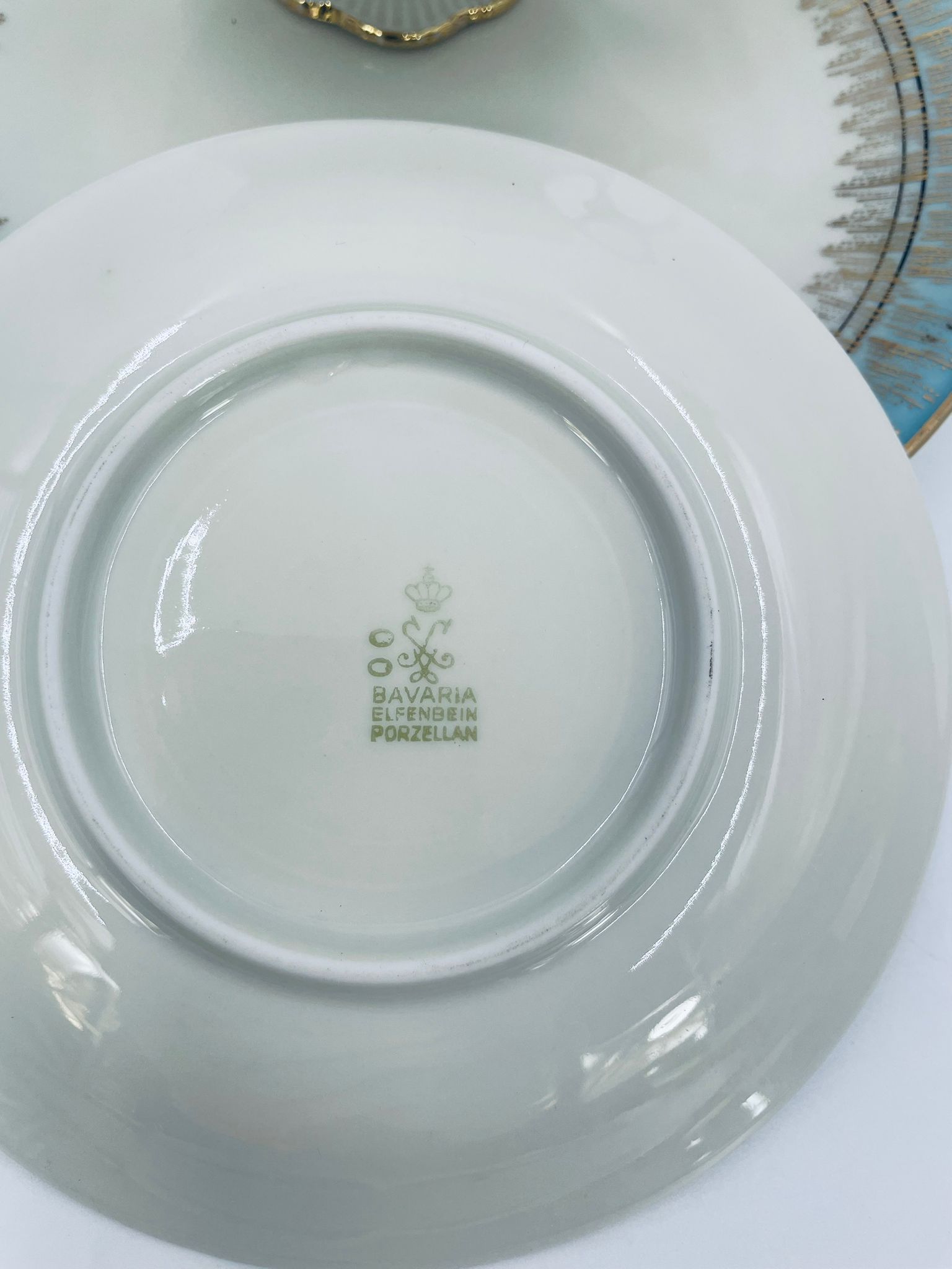 Zestaw śniadaniowy Filiżanka kolekcjonerska Elfenbein Bavaria - Image 8