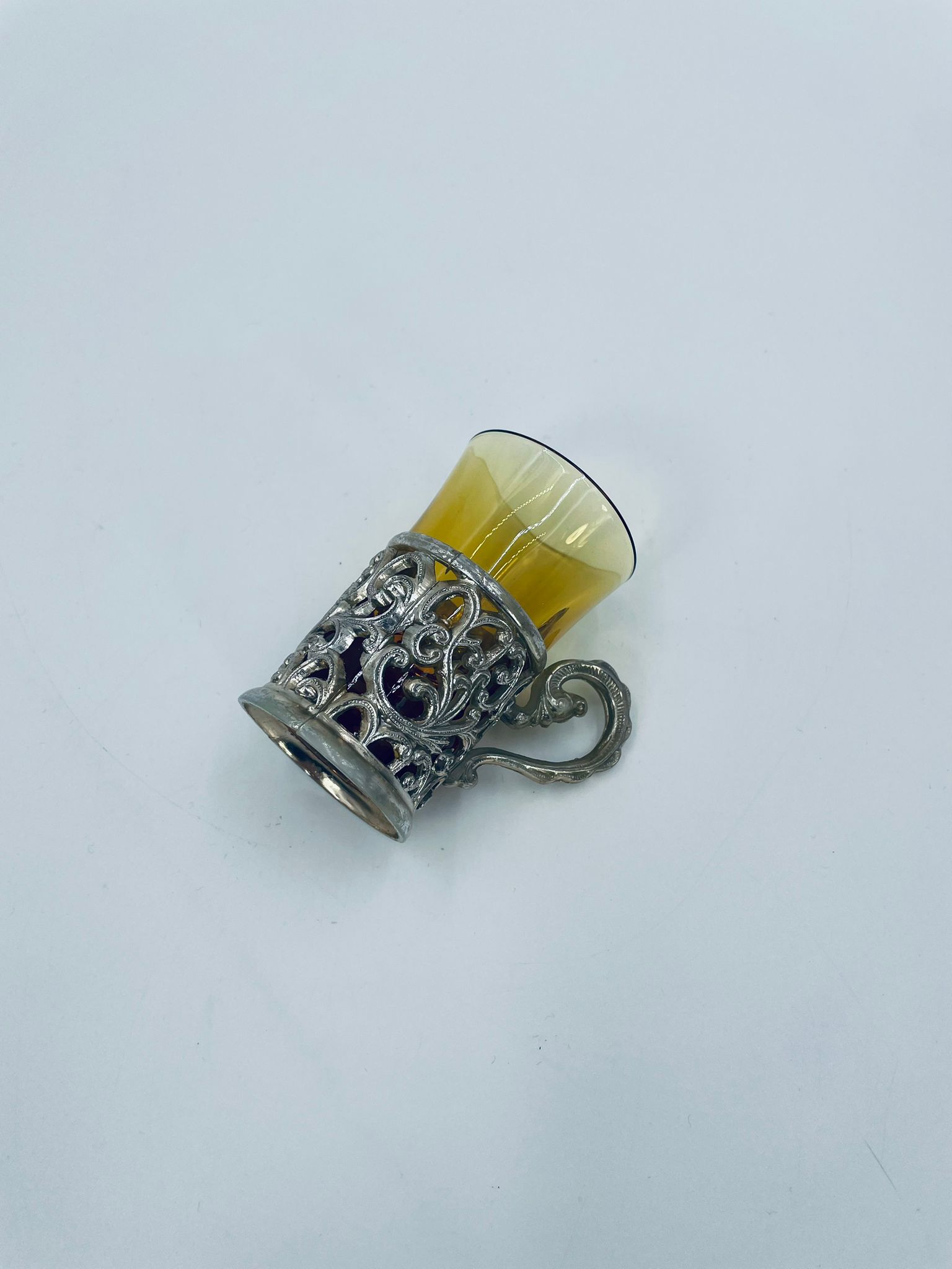 Antyczny kieliszek do wódki Vintage lata 60/70te. - Image 4