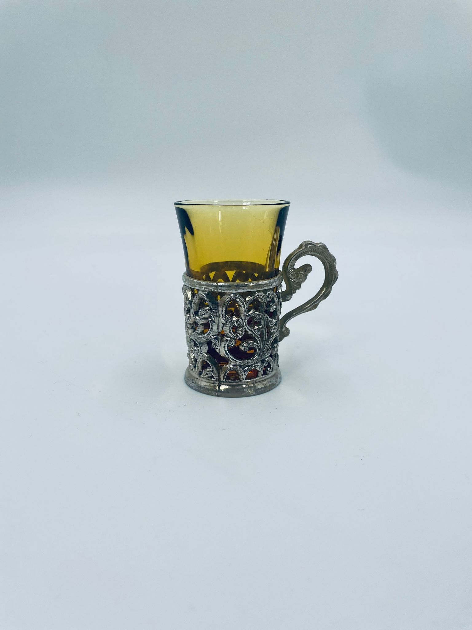 Vintage 1960s/70s vodka glass.