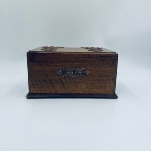 Antique Victorian wooden casket