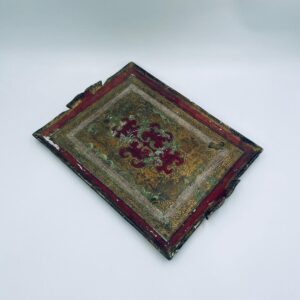 Antique Italian wooden tray