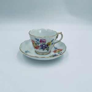 Zestaw śniadaniowy Filiżanka kolekcjonerska porcelanowa Misnia