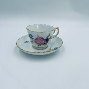 Zestaw śniadaniowy Filiżanka kolekcjonerska porcelanowa Meissen