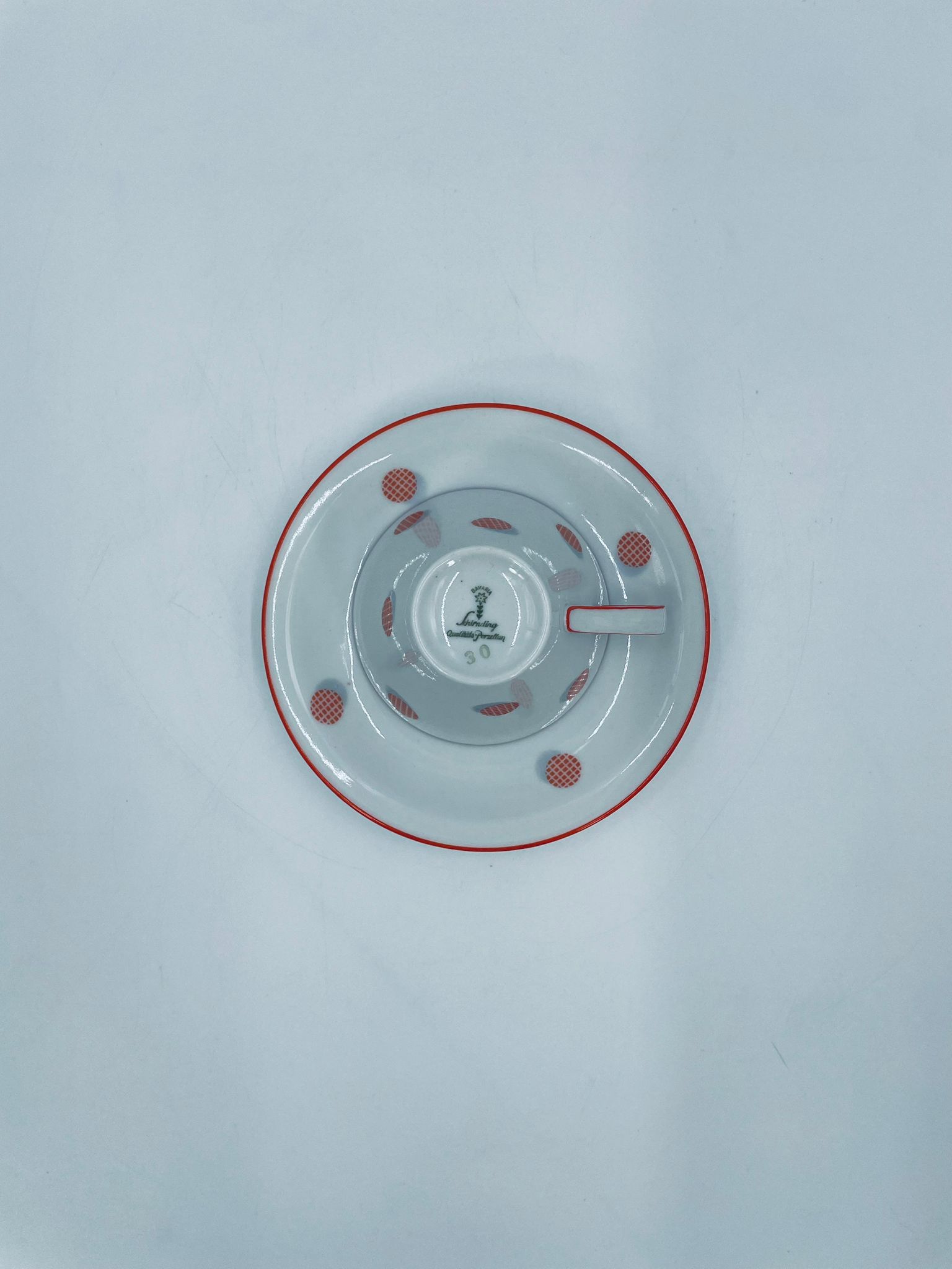 Zestaw śniadaniowy Filiżanka kolekcjonerska Schirnding Qualitats Bavaria - Image 7