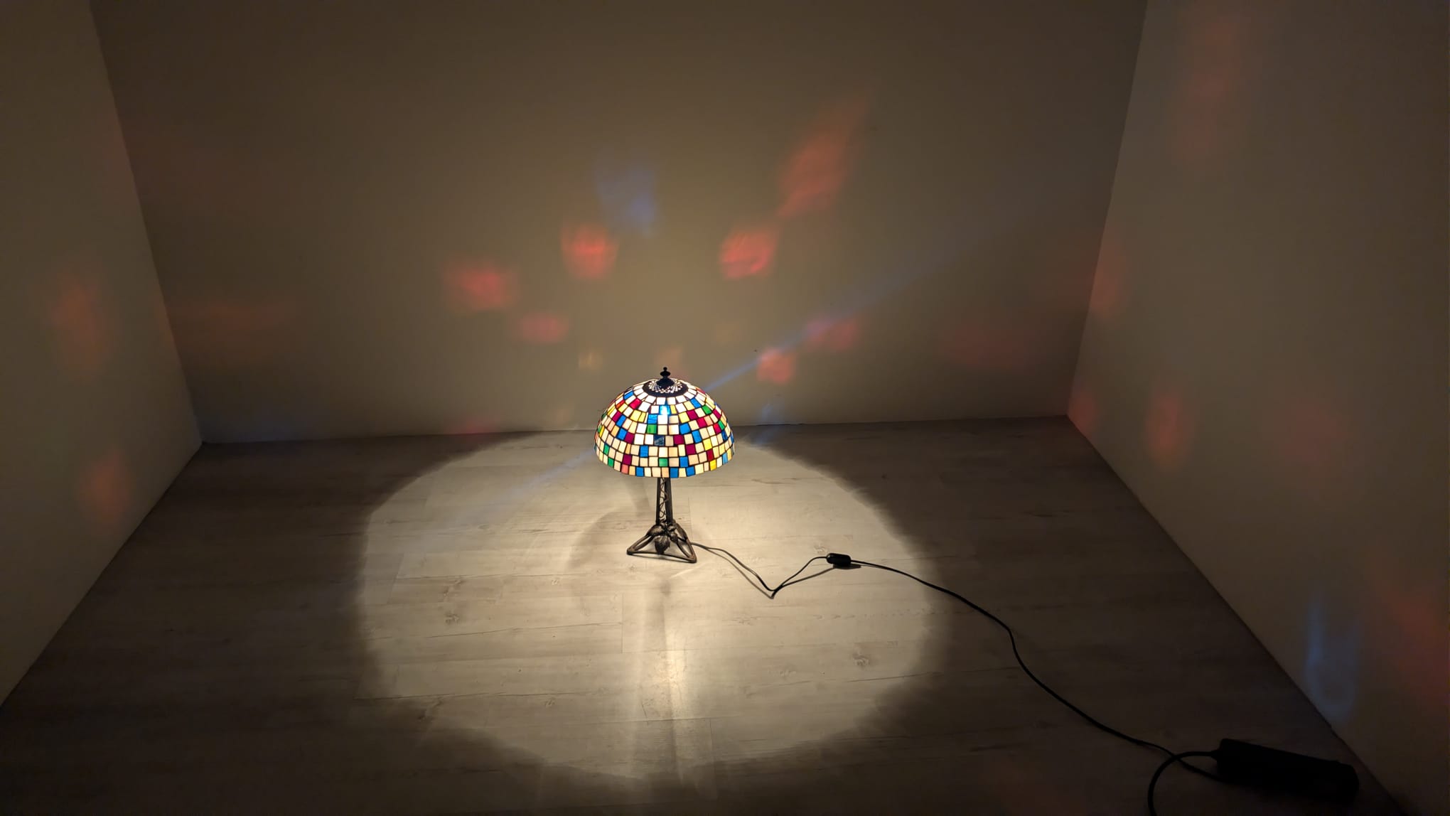 Lampka stołowa, nocna w stylu Tiffany witrażowa mozajkowa - Image 15