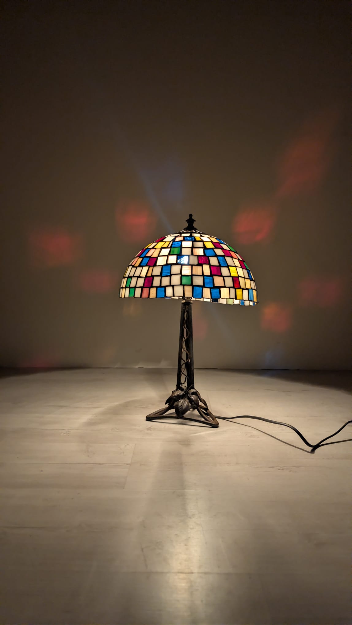 Lampka stołowa, nocna w stylu Tiffany witrażowa mozajkowa - Image 13