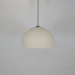 Zwis lampa ecru z mechanizmem zwijania vintage