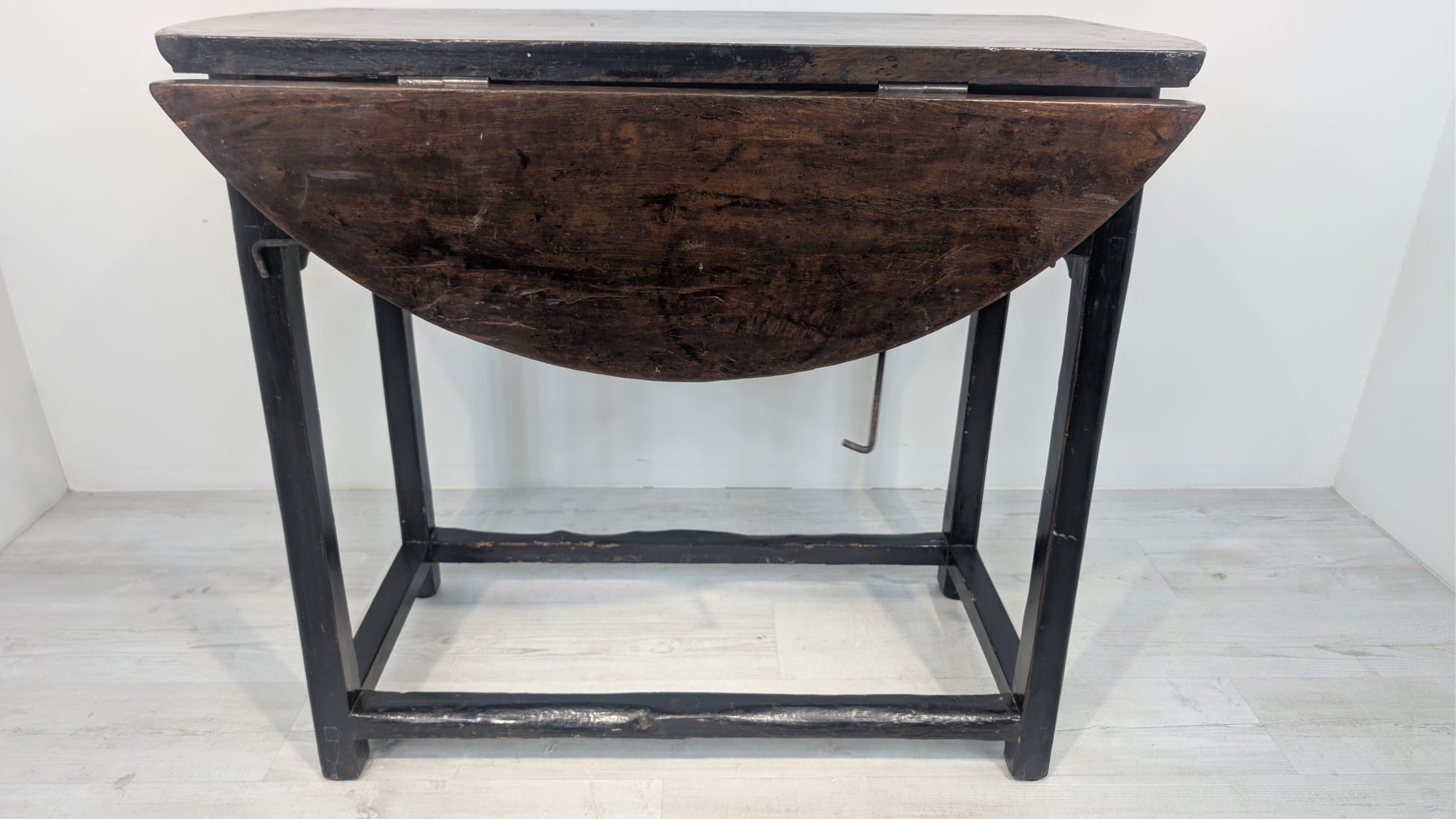 Stół, klapiak chiński lite drewno z XiX wieku - Image 7