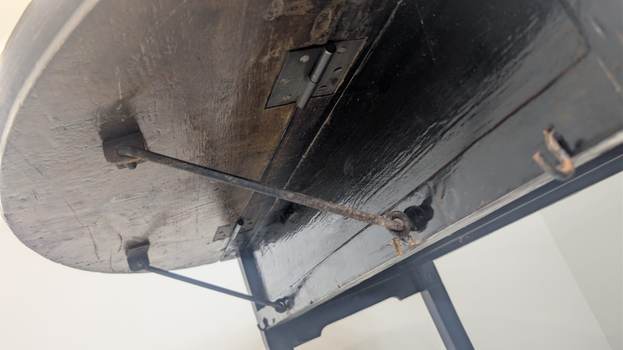 Stół, klapiak chiński lite drewno z XiX wieku - Image 14