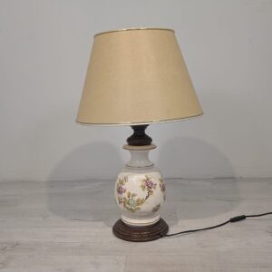Lampa stołowa ceramiczna Francja lata 60/70-te