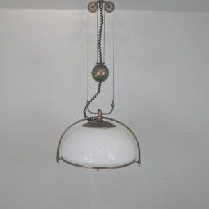 Żyrandol, zwis mosiężny regulacja przeciwwagi Prearo