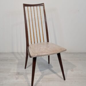 Krzesło duńskich z lat 50/60-tych- nowa tapicerka