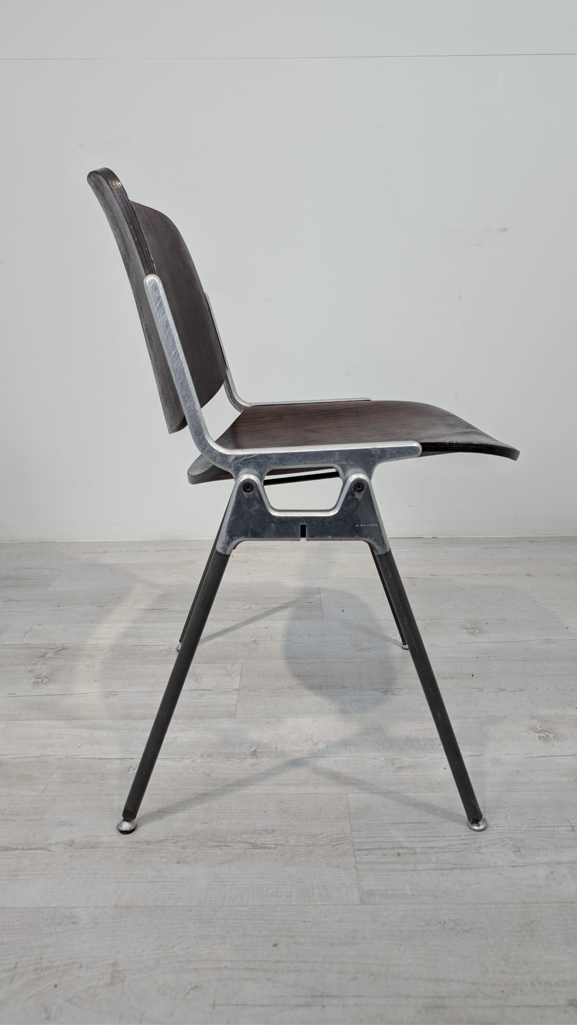 Krzesło "Piretti Gincarlo Castelli" model 106 z lat 70-tych Włochy - obrazek 4