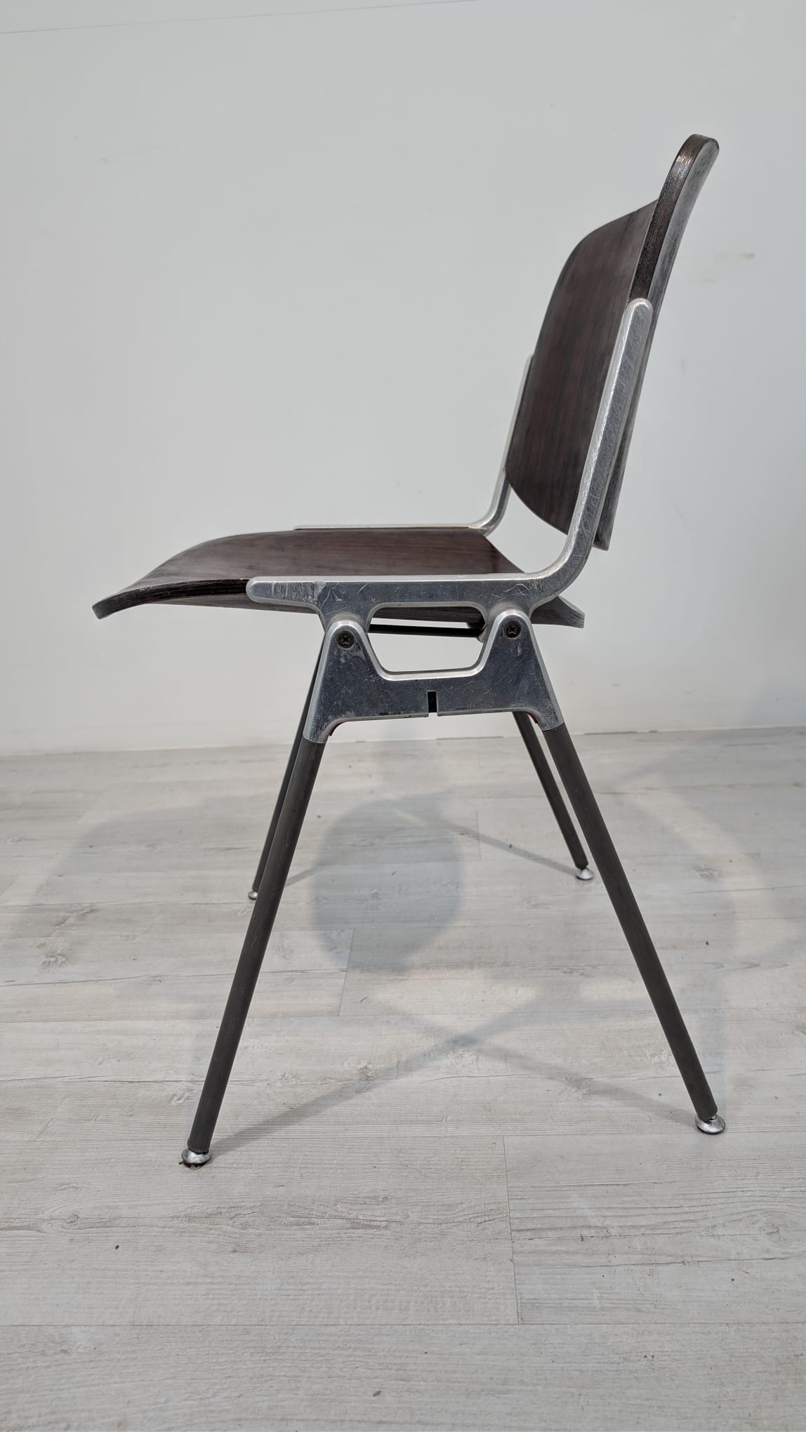 Krzesło "Piretti Gincarlo Castelli" model 106 z lat 70-tych Włochy - obrazek 5