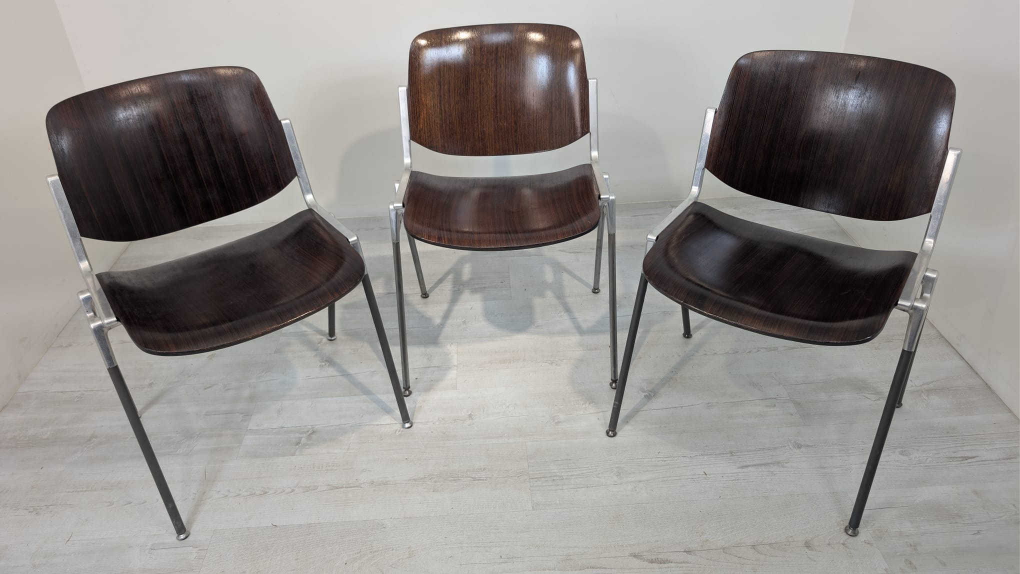 Krzesło "Piretti Gincarlo Castelli" model 106 z lat 70-tych Włochy - obrazek 13