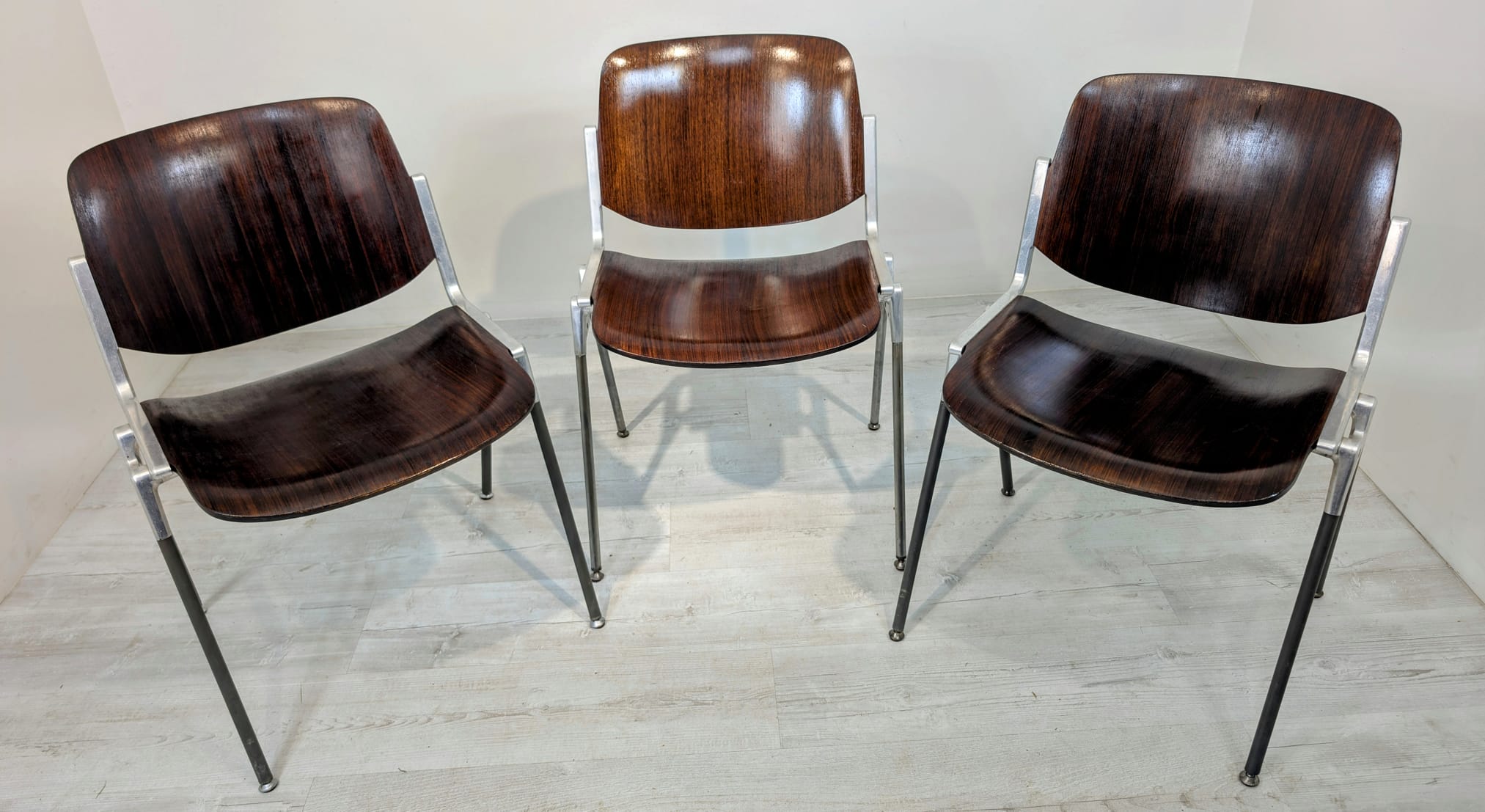 Krzesło "Piretti Gincarlo Castelli" model 106 z lat 70-tych Włochy - obrazek 16