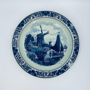 Talerz ścienny kolekcjonerski Holandia Blauw Delft