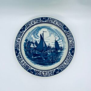 Talerz ścienny, kolekcjonerski, Holandia Blauw Delft