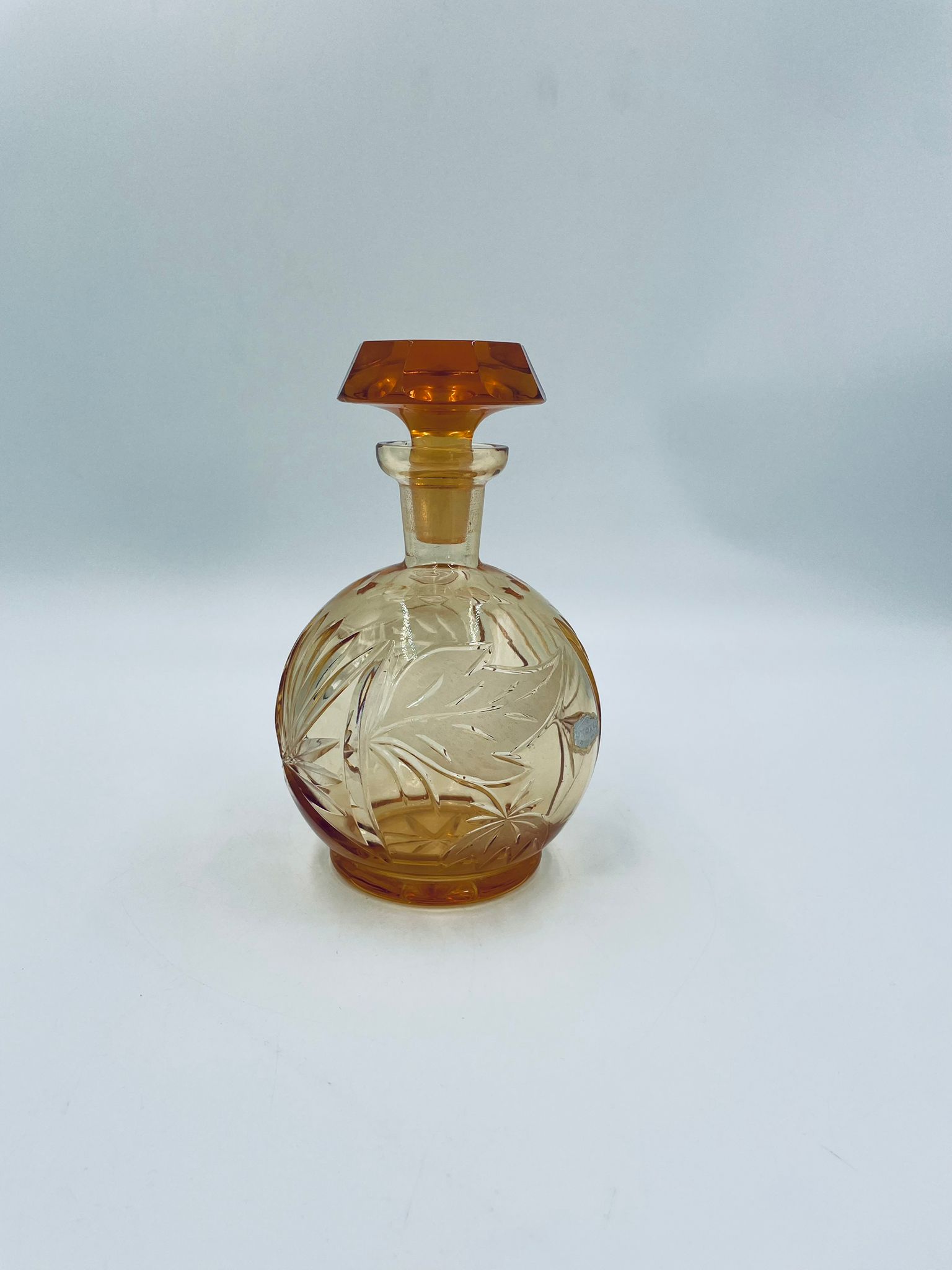 Artistic Crystal Decanter 1930s, Art Deco