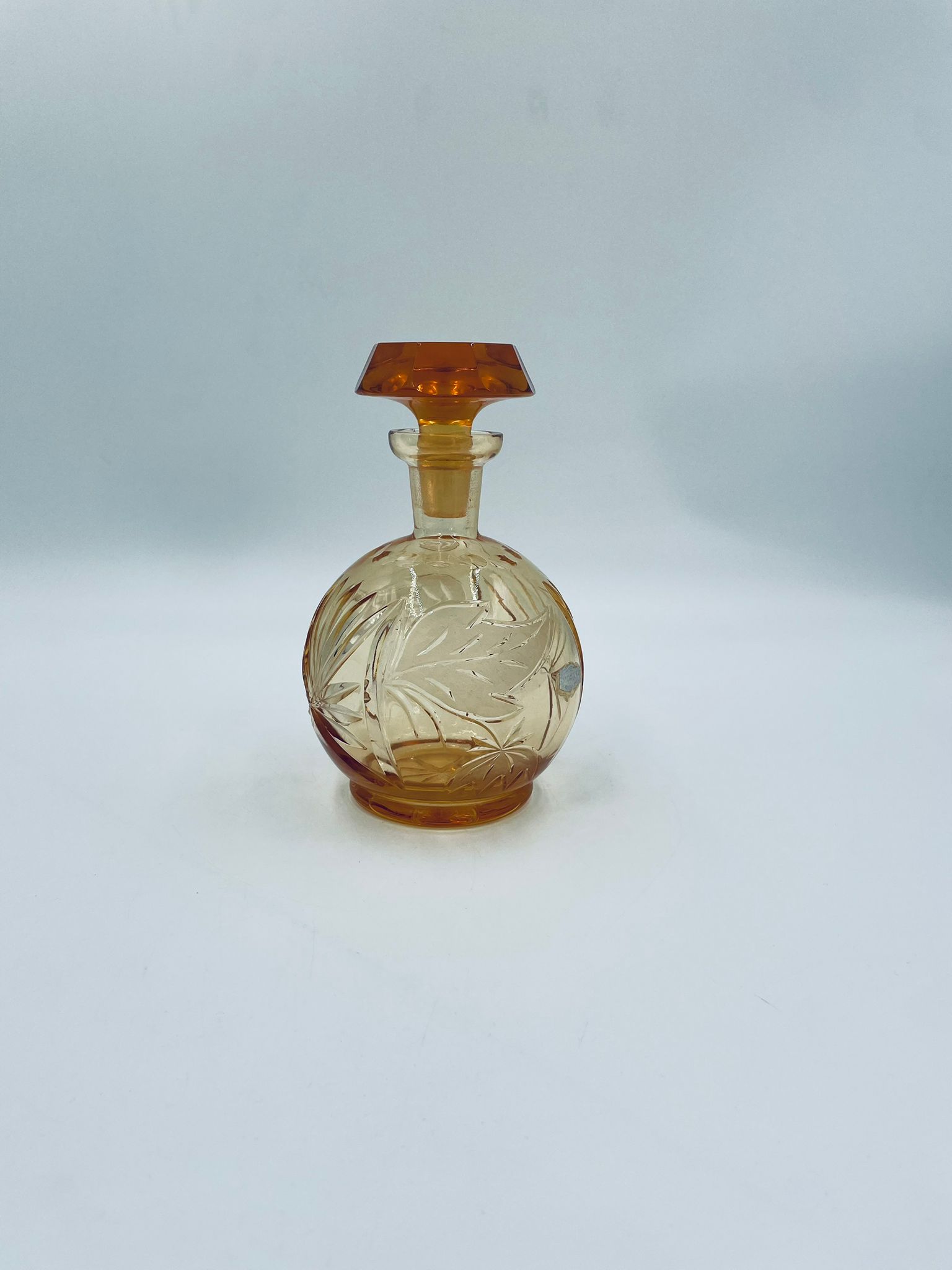 Artystyczna Karafka kryształowa lata 1930, Art Deco - Image 3