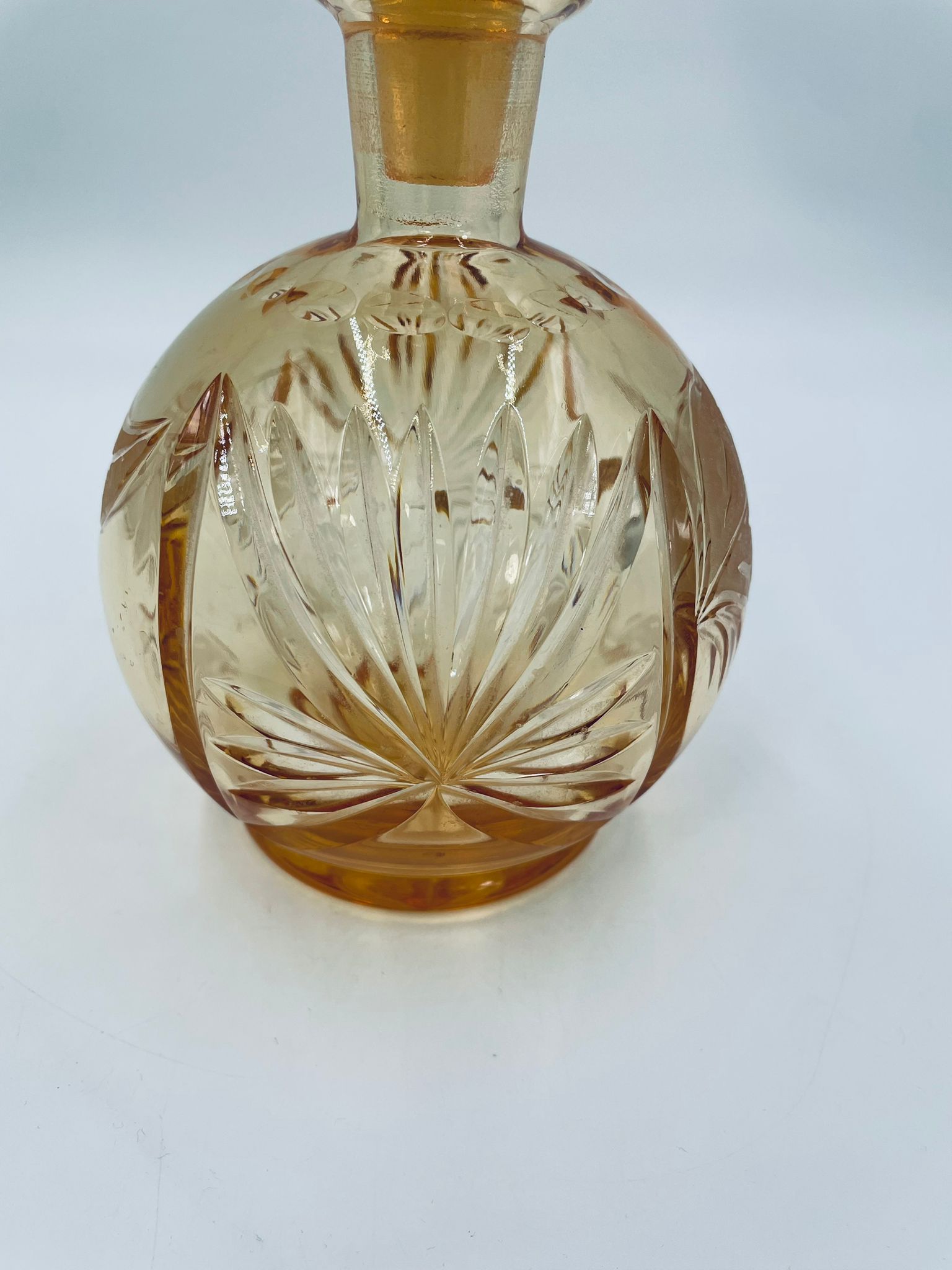 Artystyczna Karafka kryształowa lata 1930, Art Deco - Image 4