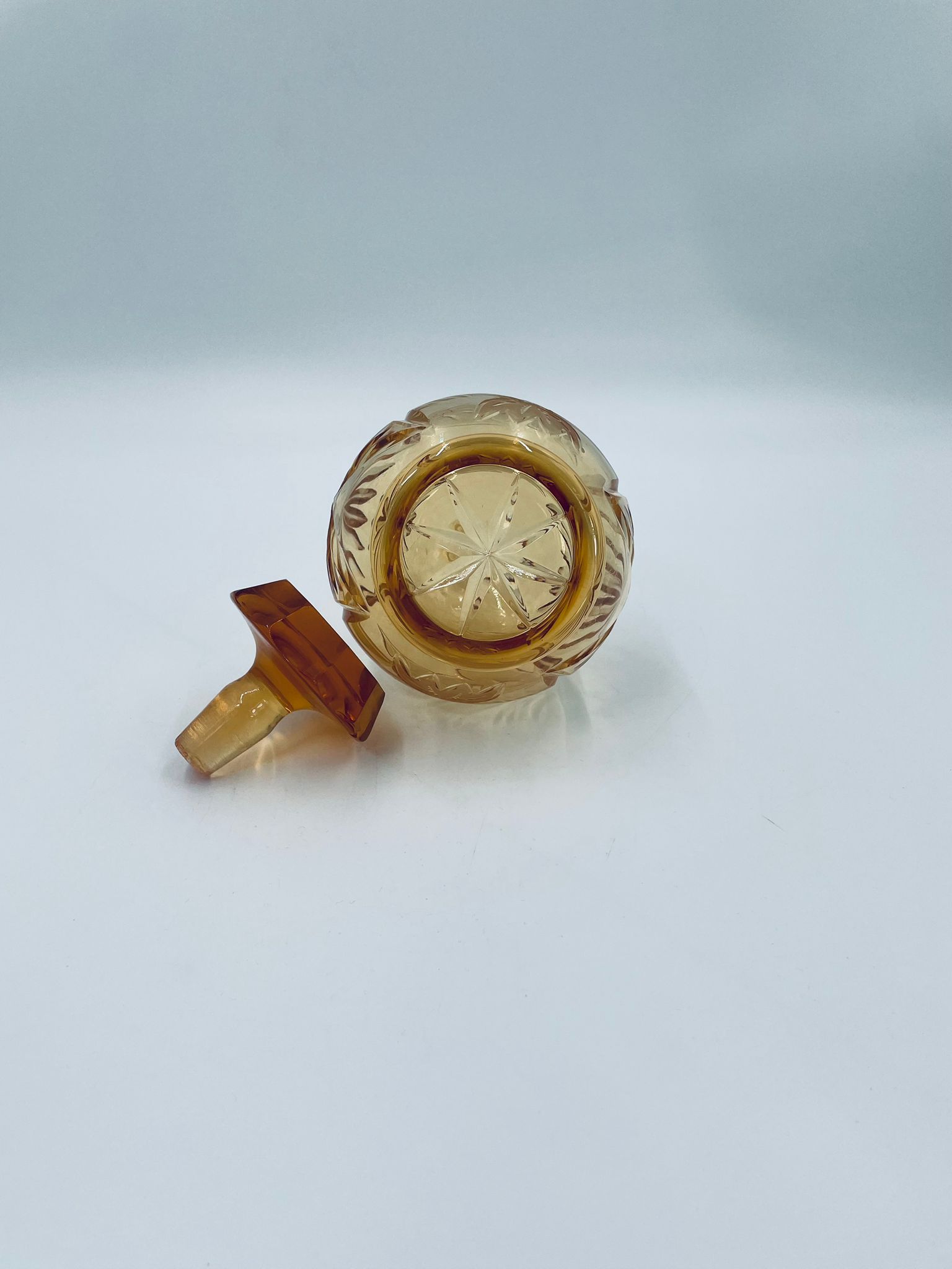 Artystyczna Karafka kryształowa lata 1930, Art Deco - Image 6