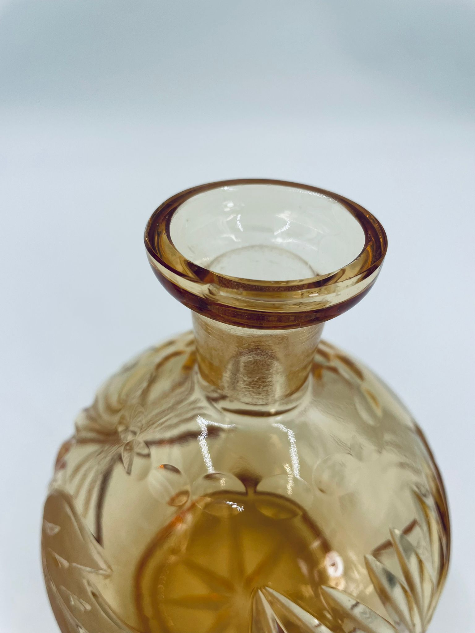 Artystyczna Karafka kryształowa lata 1930, Art Deco - Image 8