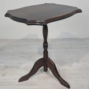 Drewniany stolik, pomocnik w orzechu vintage