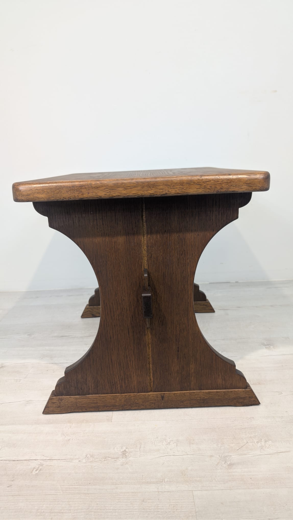 Stolik lite drewno dębowe z lat 30-tych - Image 3