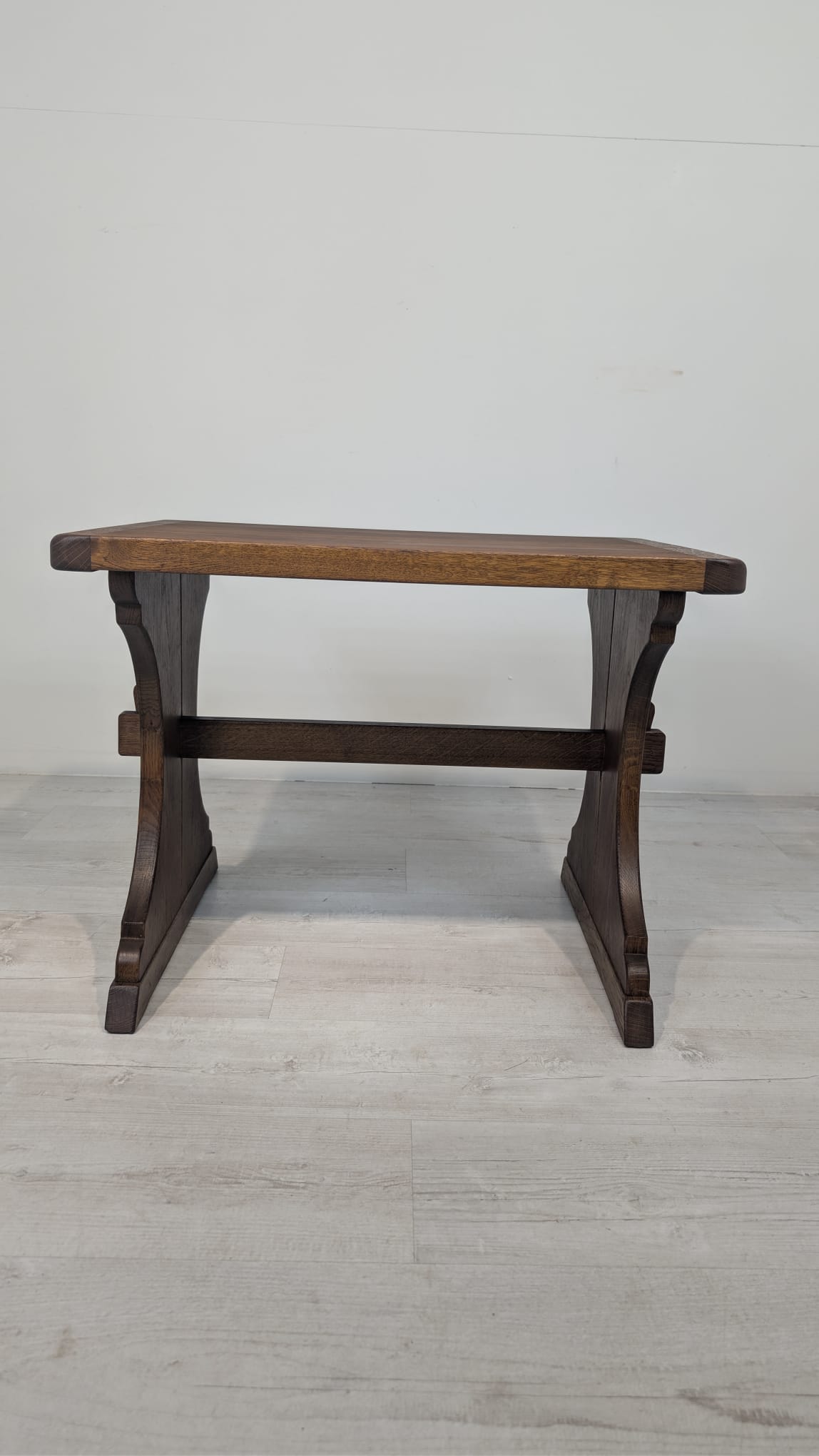 Stolik lite drewno dębowe z lat 30-tych - Image 6