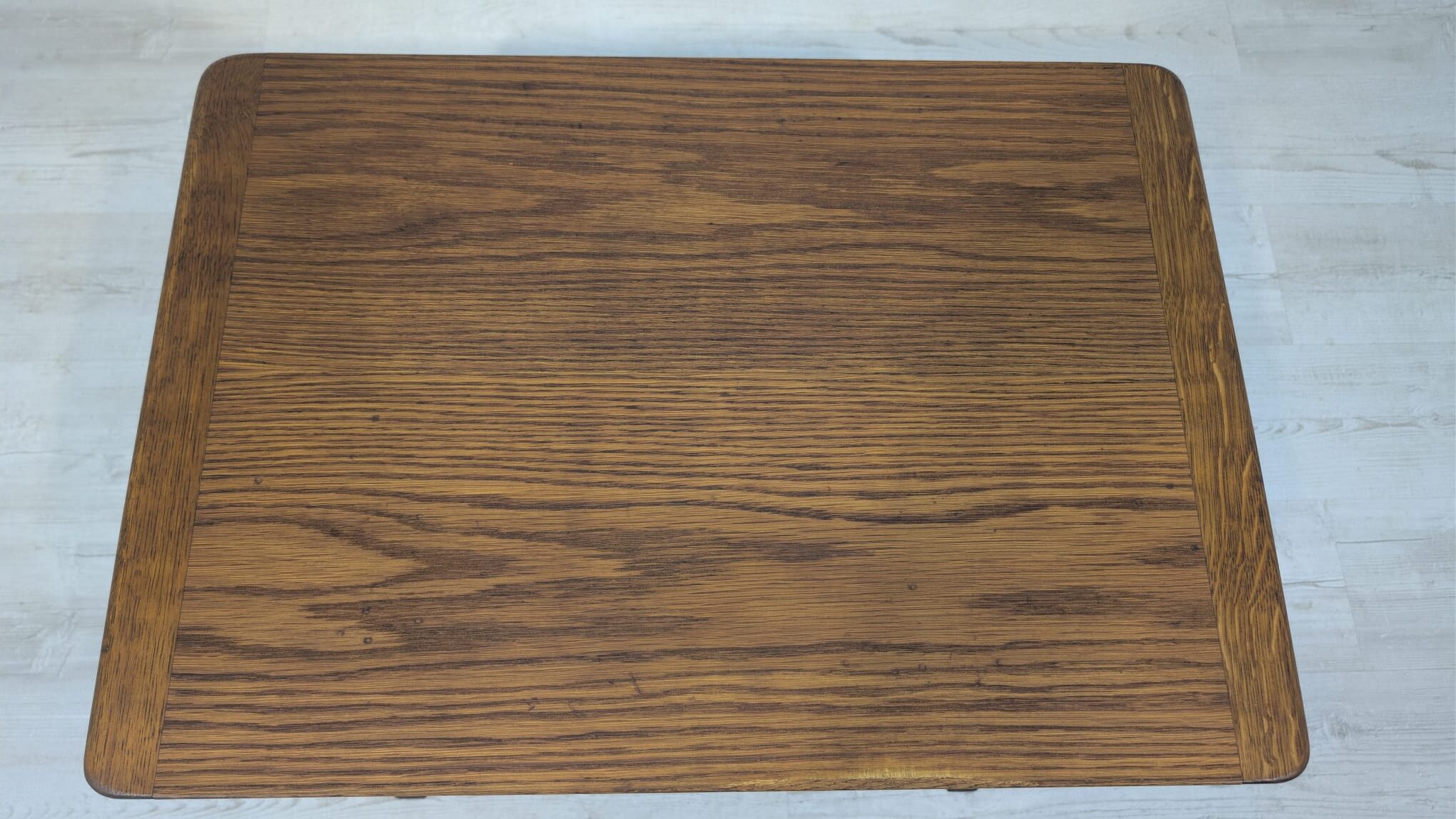 Stolik lite drewno dębowe z lat 30-tych - Image 9