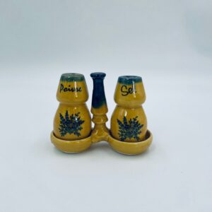 Zestaw ceramiczny solniczka i pieprzniczka