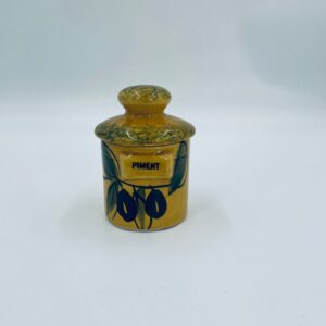 Pojemnik ceramiczny kuchenny na przyprawę F.P.P Vallauris
