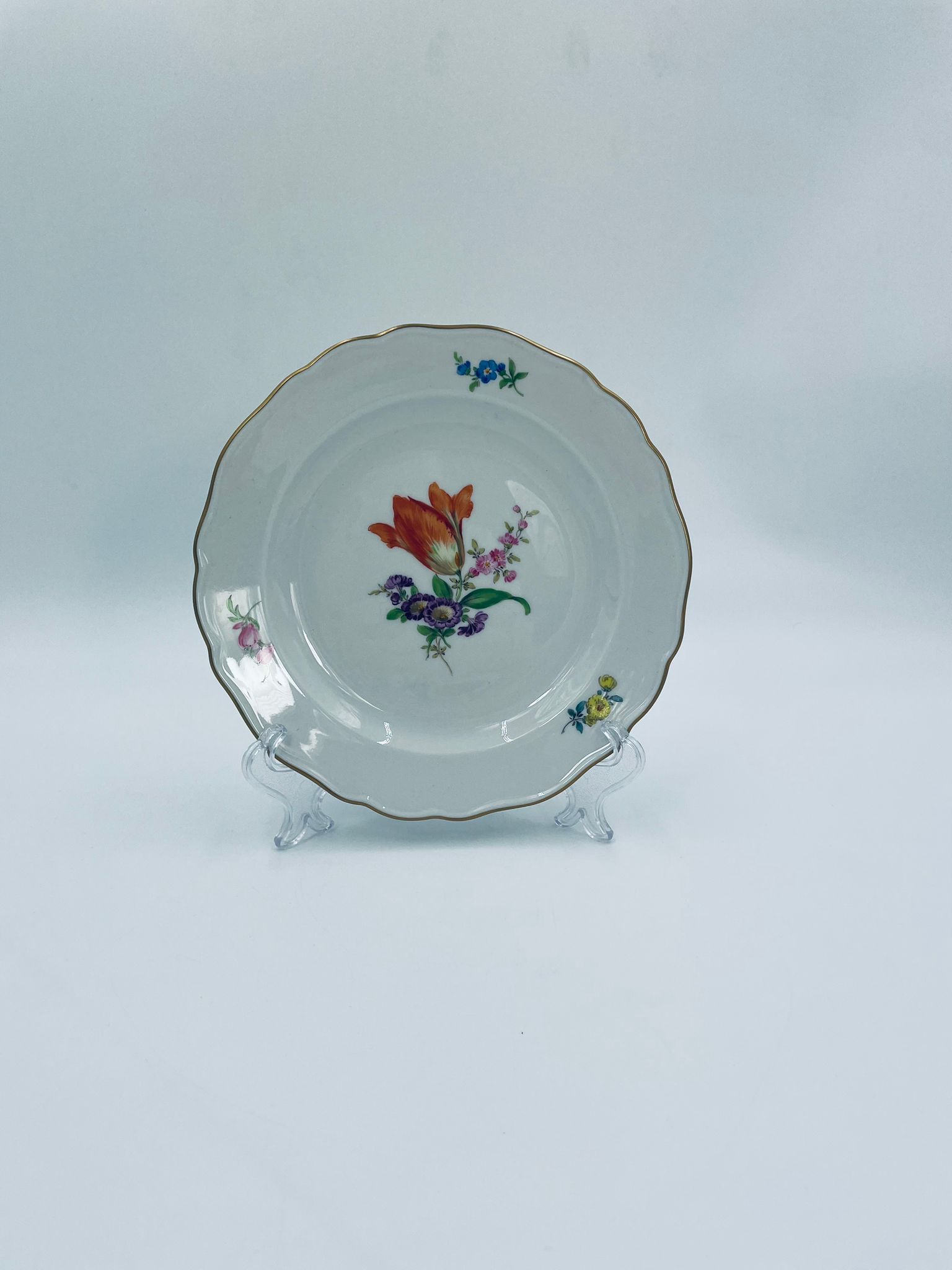 Antyczny talerz deserowy Meissen - Image 2