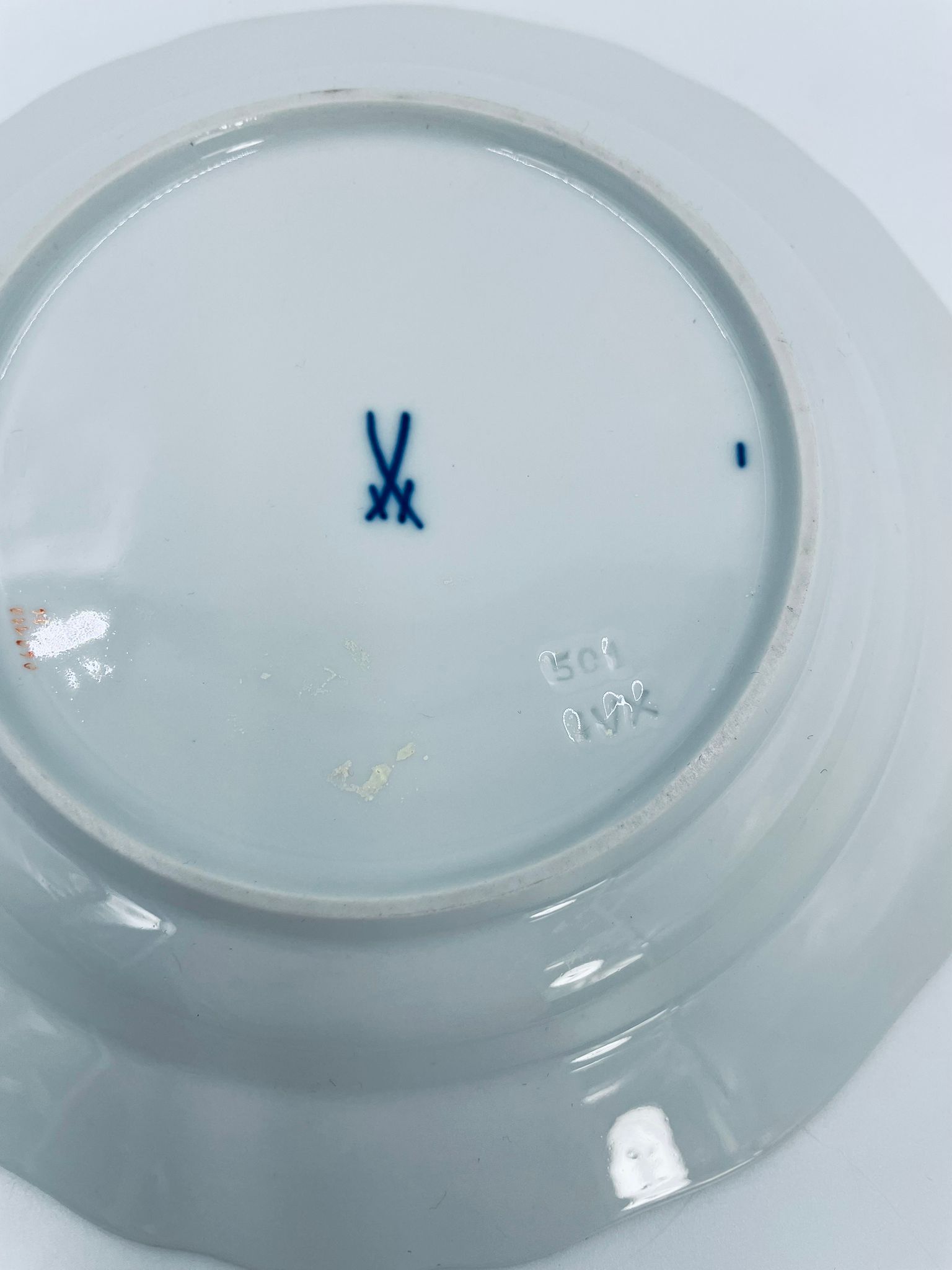 Antyczny talerz deserowy Meissen - Image 9