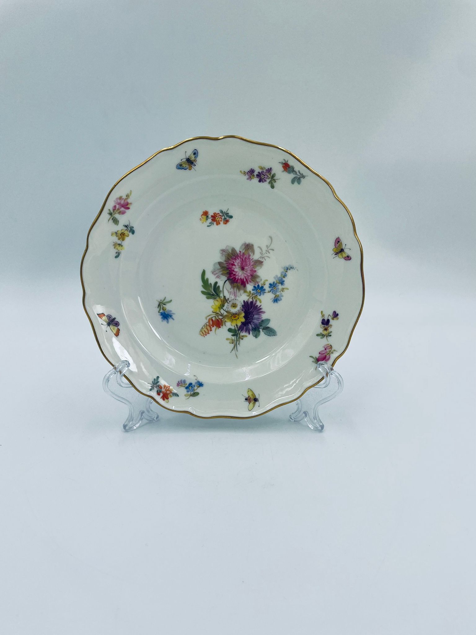 Antyczny talerz deserowy Meissen - Image 2