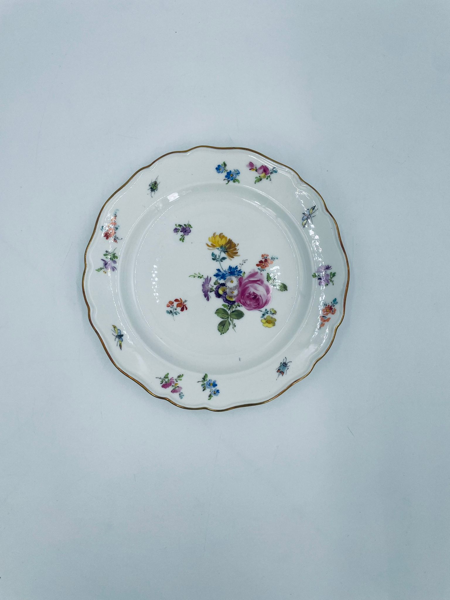 Antyczny talerz deserowy Meissen - Image 3