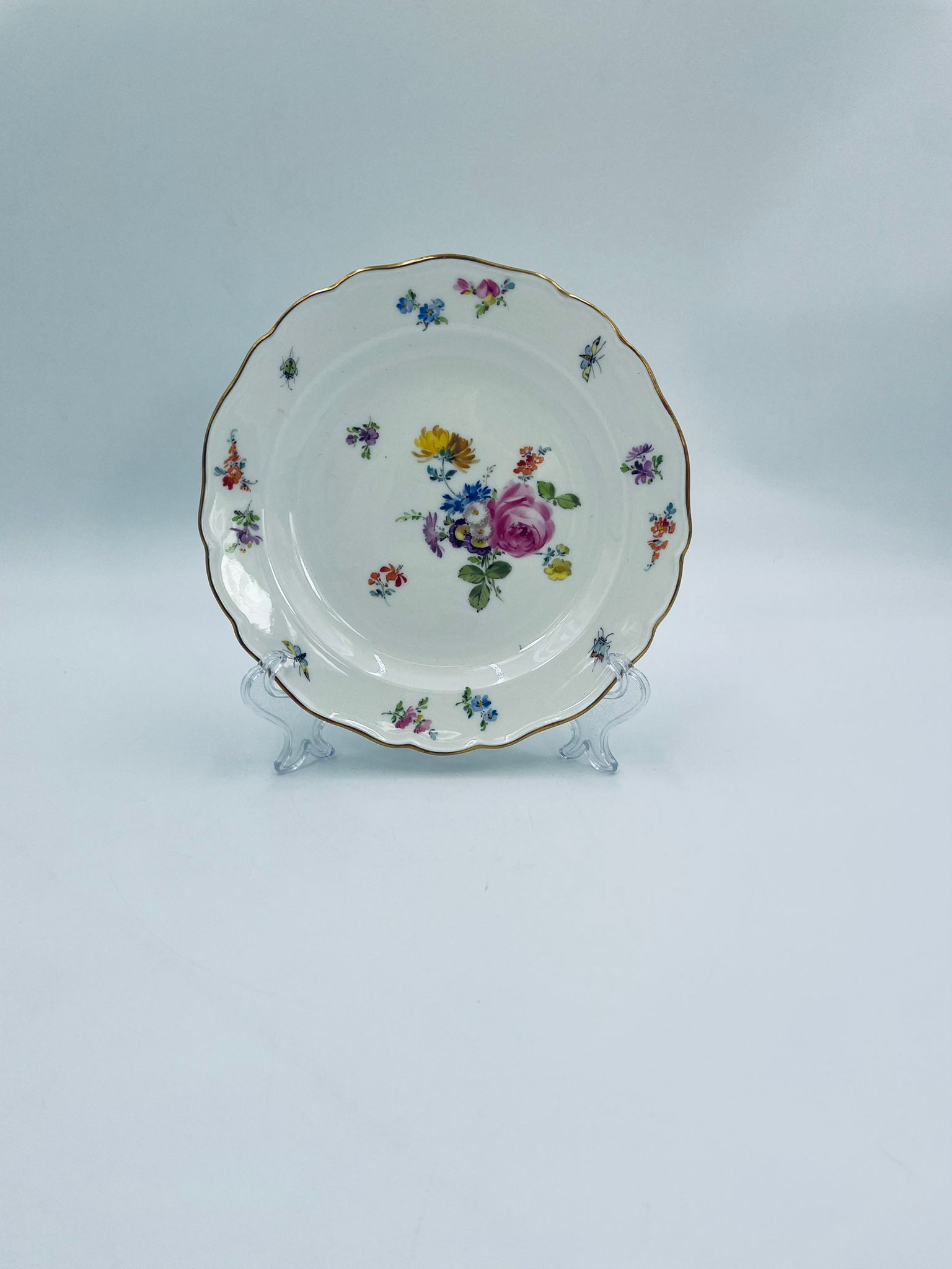 Antyczny talerz deserowy Meissen - Image 5