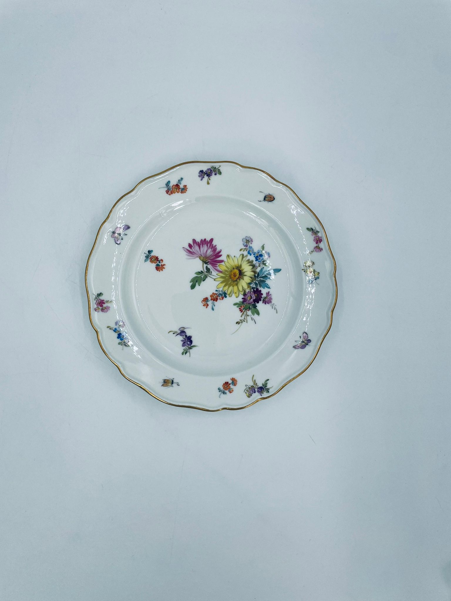 Antyczny talerz deserowy Meissen - Image 3