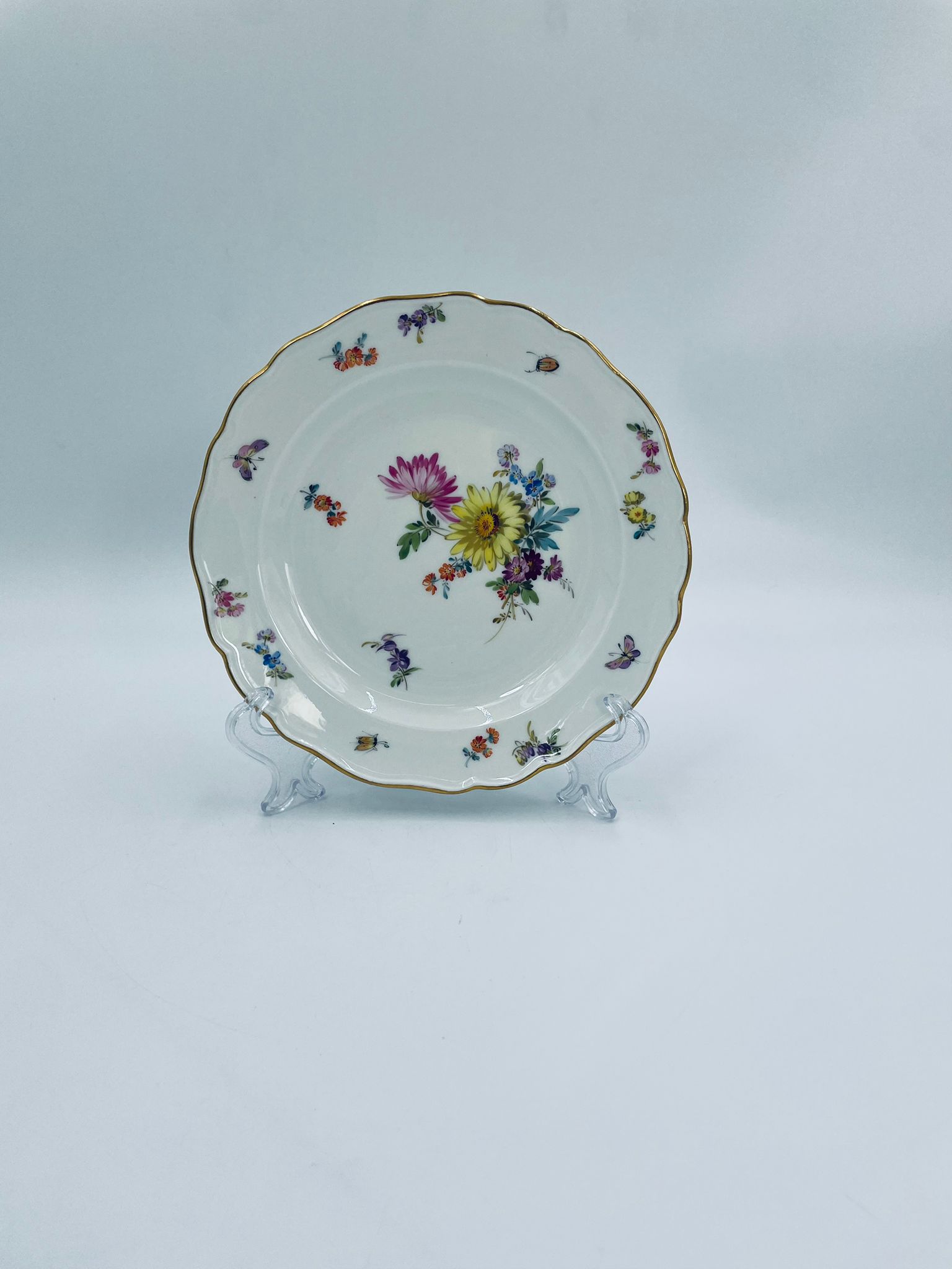 Antyczny talerz deserowy Meissen - Image 6