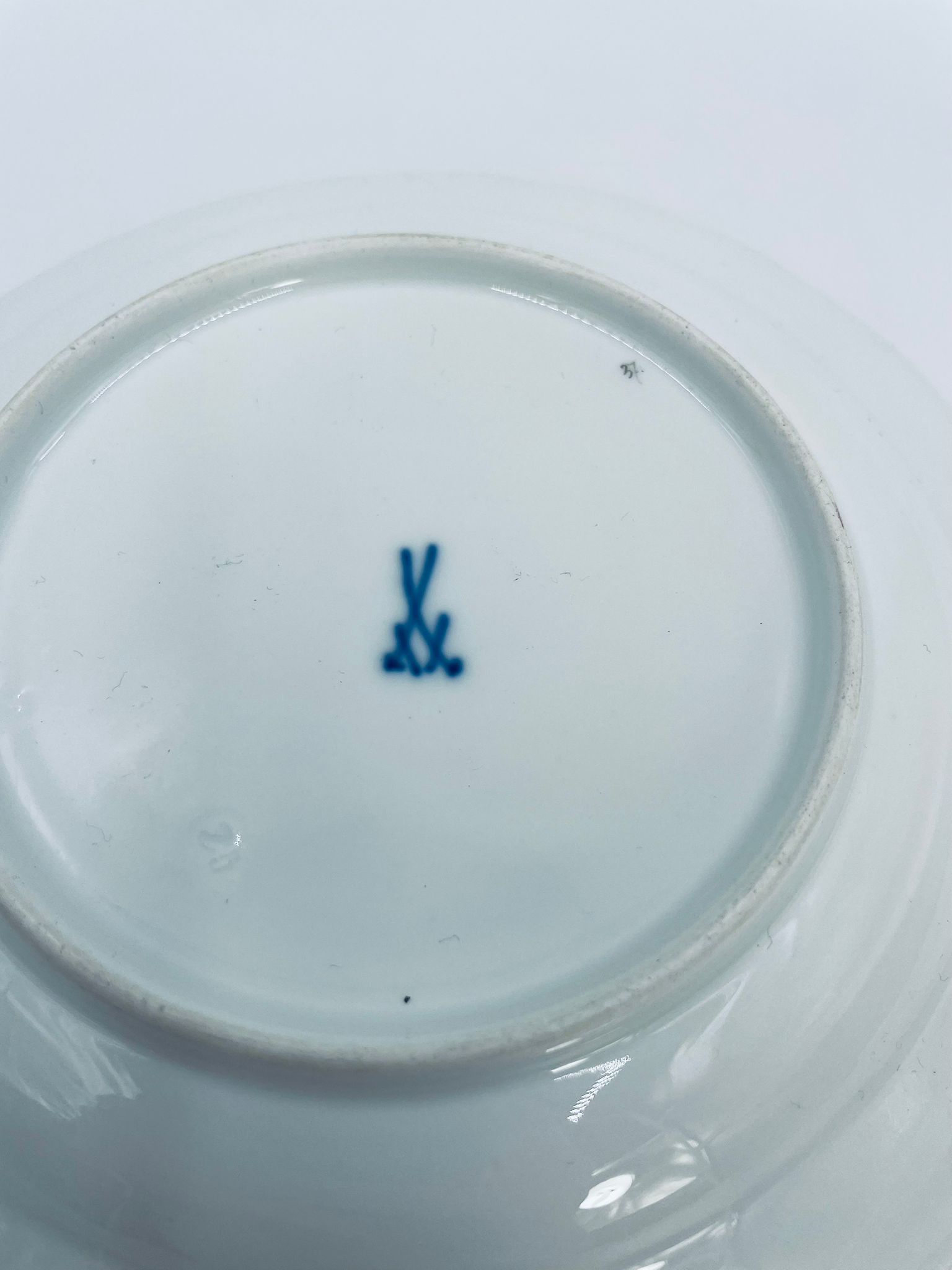 Antyczny talerz deserowy Meissen - Image 9