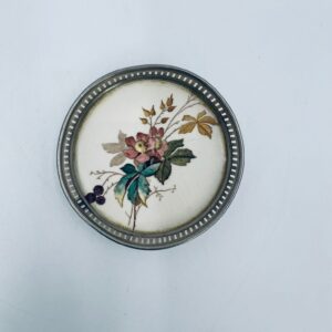 Vintage glass coaster