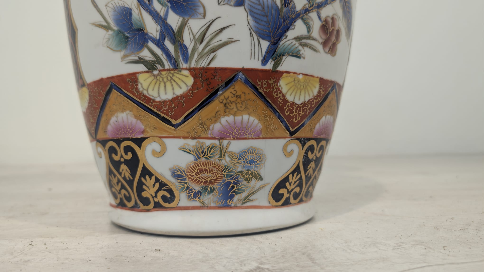 Duży wazon orientalny w stylu Famile Rose - Image 3