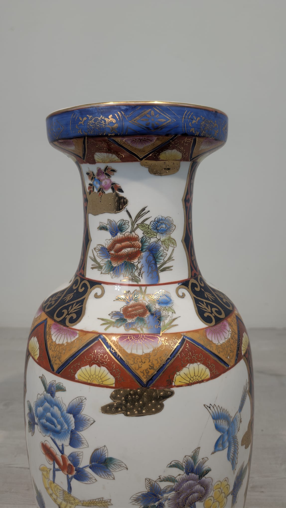 Duży wazon orientalny w stylu Famile Rose - Image 5