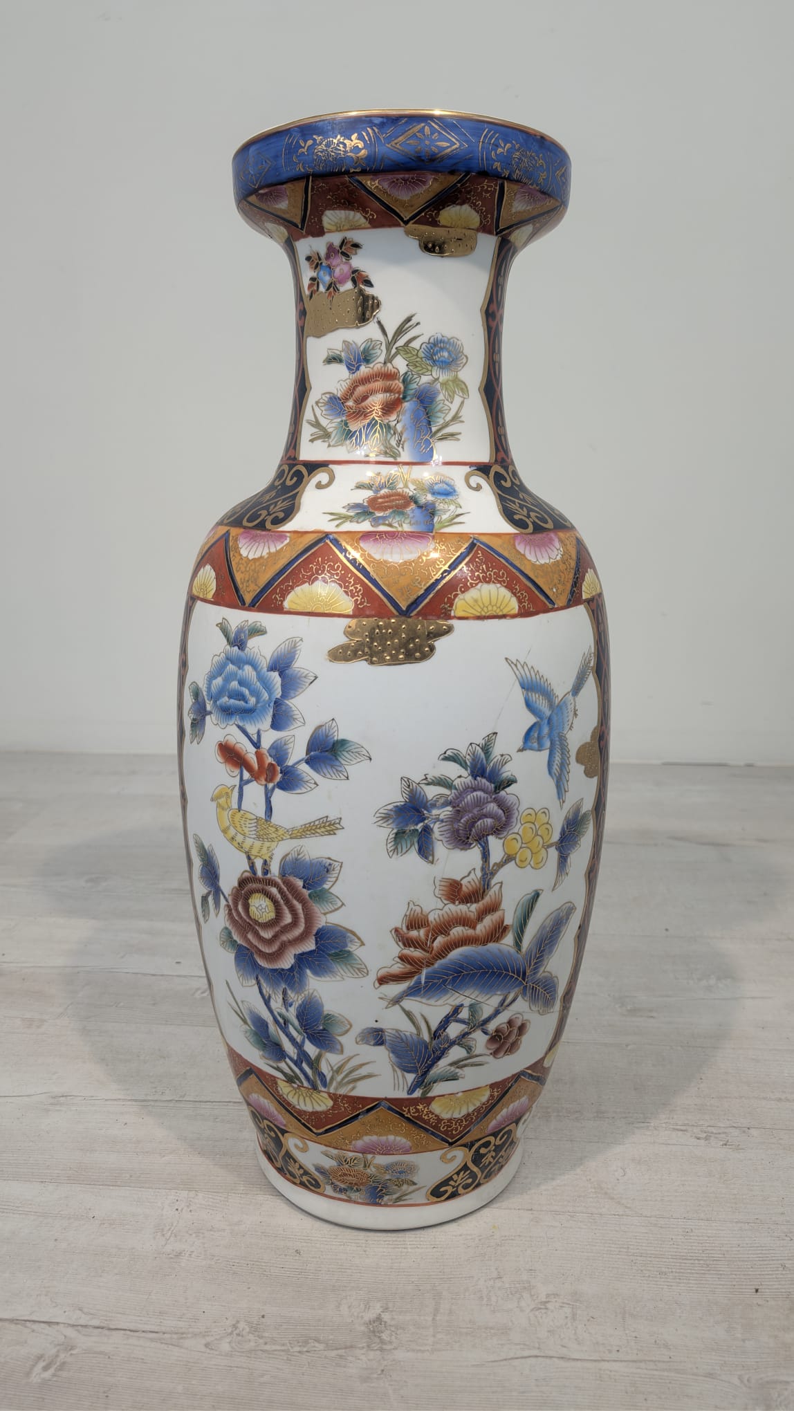 Duży wazon orientalny w stylu Famile Rose - Image 6