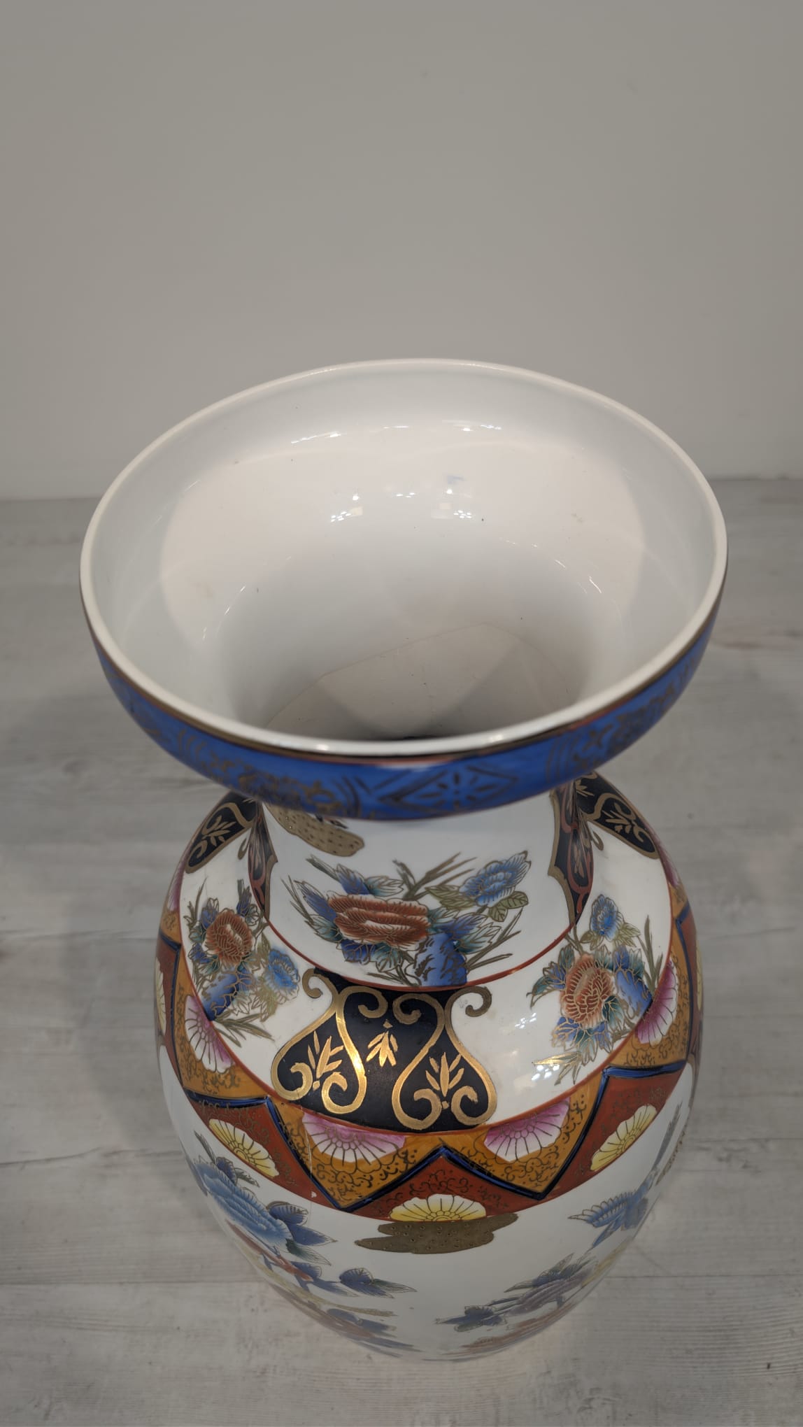 Duży wazon orientalny w stylu Famile Rose - Image 10