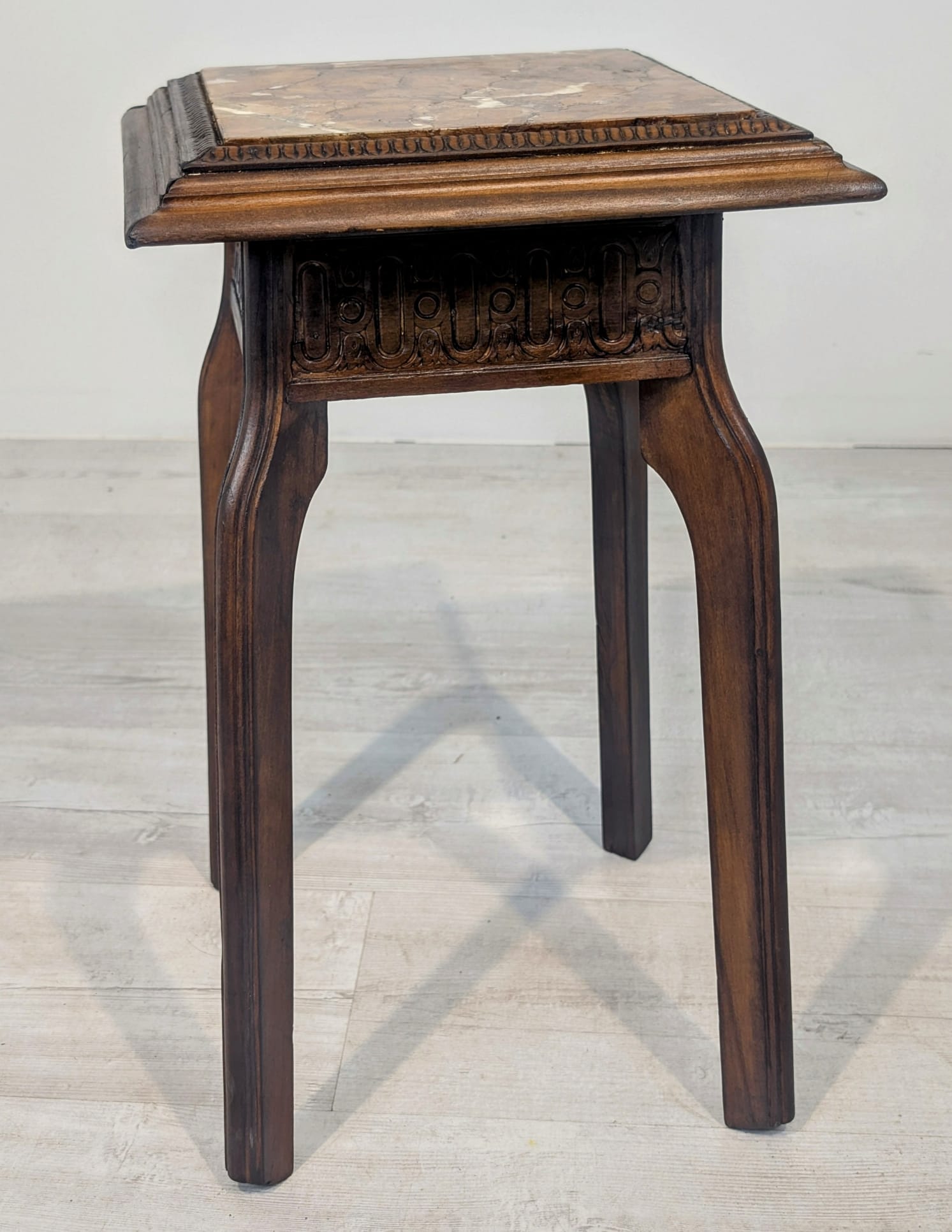 Postument/ Kwietnik lite drewno w stylu francuski. z 1900 roku - obrazek 3